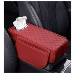 Car Arm rest cover with addedTissue Holder